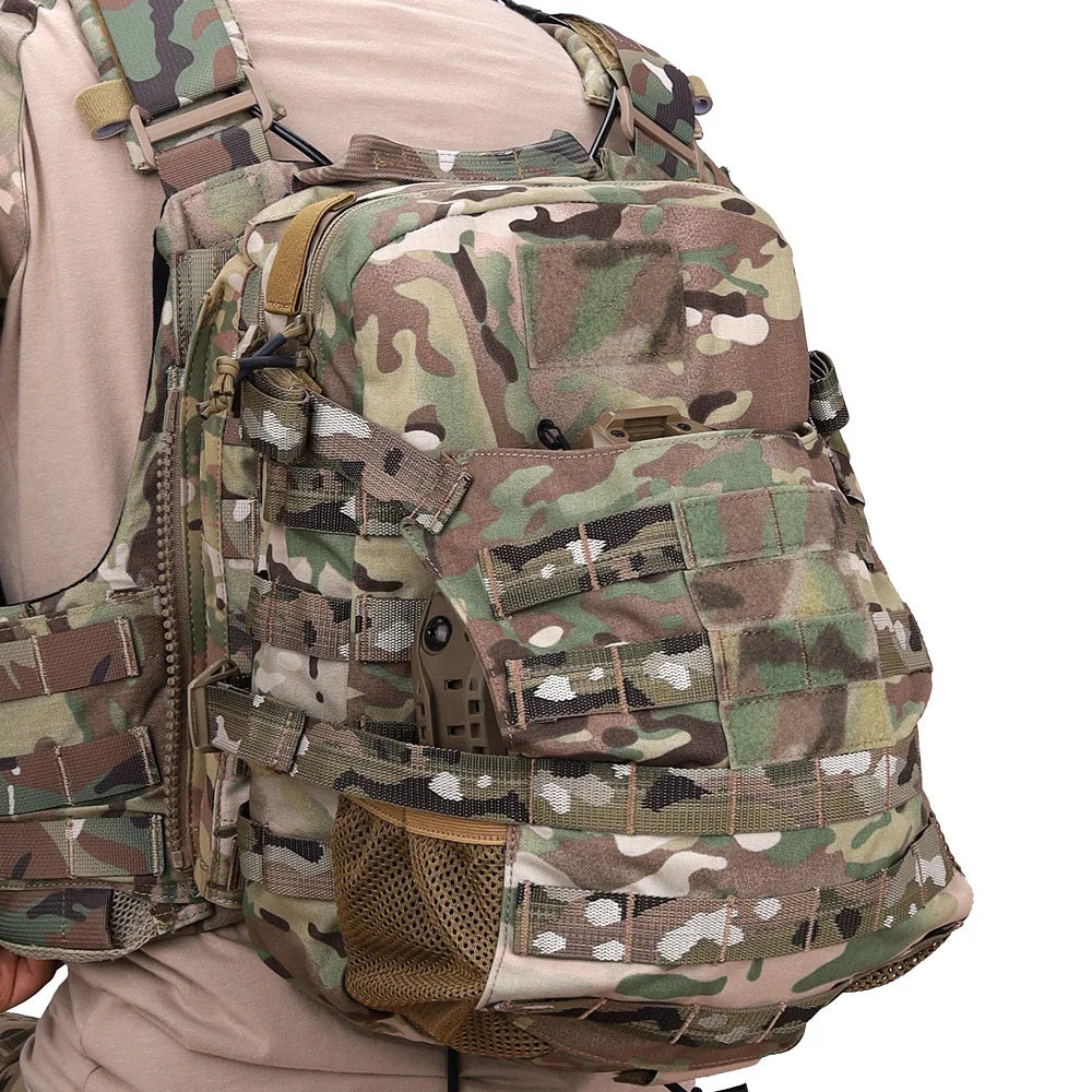 MOLLE Hydration & Helmet Bag 3L Water GP Backpack for Tactical Plate Carrier CPC AVS K19 Vest Back Accessories Gear Expand Pouch