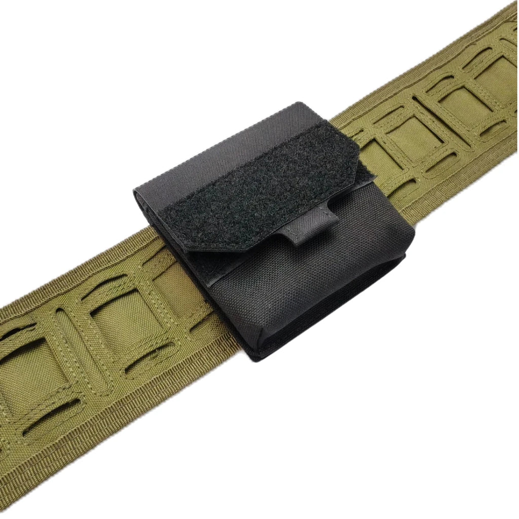 Tactical Utility Pouch Nylon EDC Small Gear Bag Velcro Flap MOLLE Compatible for Hiking Camping Outdoor