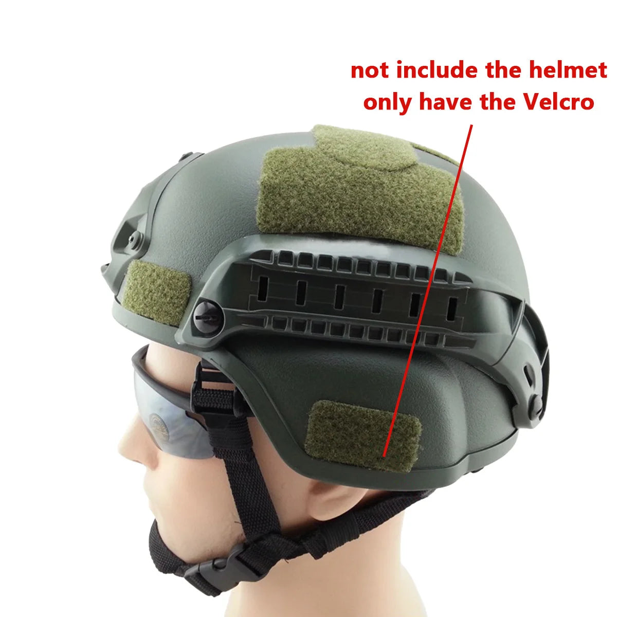 Tactical FAST Helmet Magic Sticker Hunting Patches Hook and Loop Sticky Fit AF Fast Mich IBH M88 Helmet Tape Cover Sticker