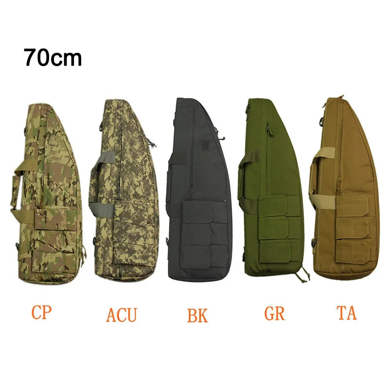 Tactical 70/95/120cm Rifle Bag Gun Case AR15 AK47 Sniper Rifle Scope Airsoft Shotgun Shoulder Bag Shooting Hunting Gear Backpack