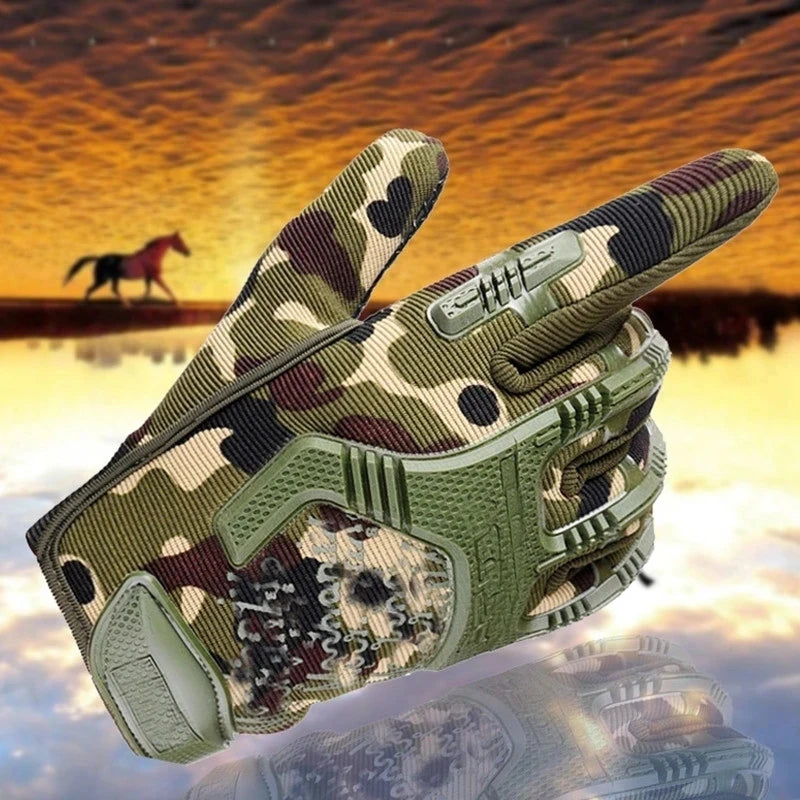Shooting Gloves Tactical Gloves Anti Slip Palm Super Breathable Gloves For Outdoor Sports Wear-Resistant Gloves For Hunting