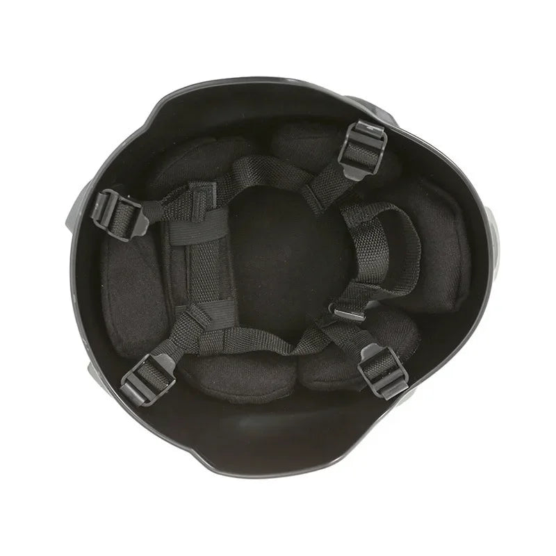 MICH Tactical Helmet with Quick Release Rail System Military Airsoft Combat Head Protection Gear for Outdoor Enthusiasts