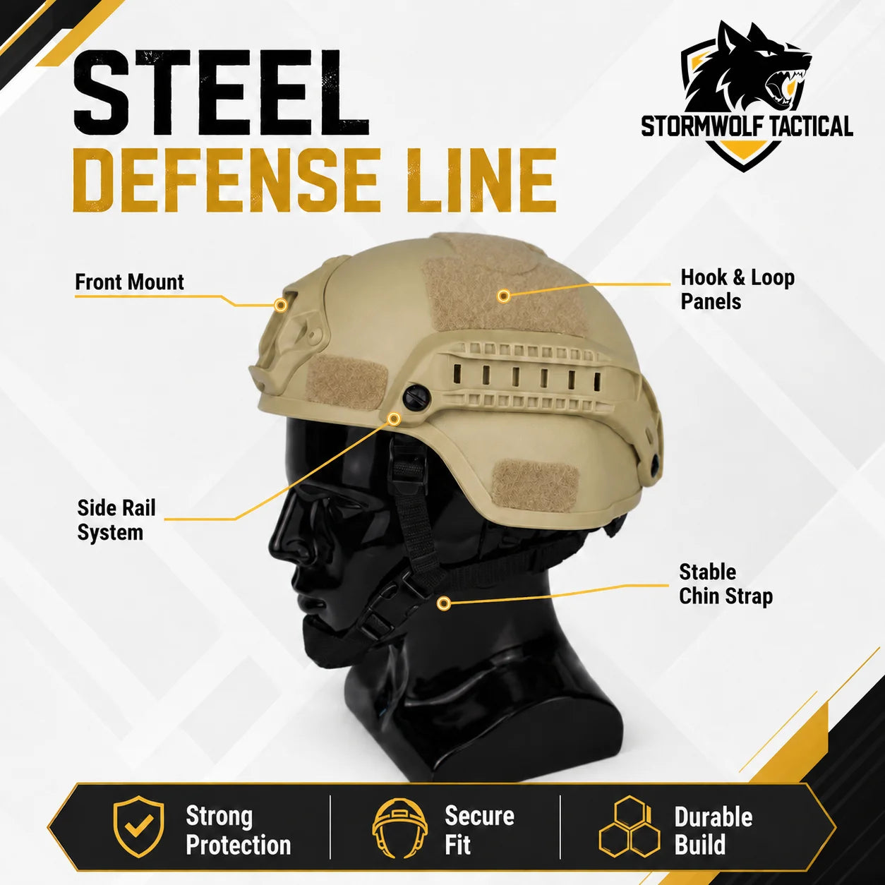 Field Sport MICH ABS Helmet Shock Resistant Airsoft Head Gear Suitable For Wargame CS Hunting Cycling