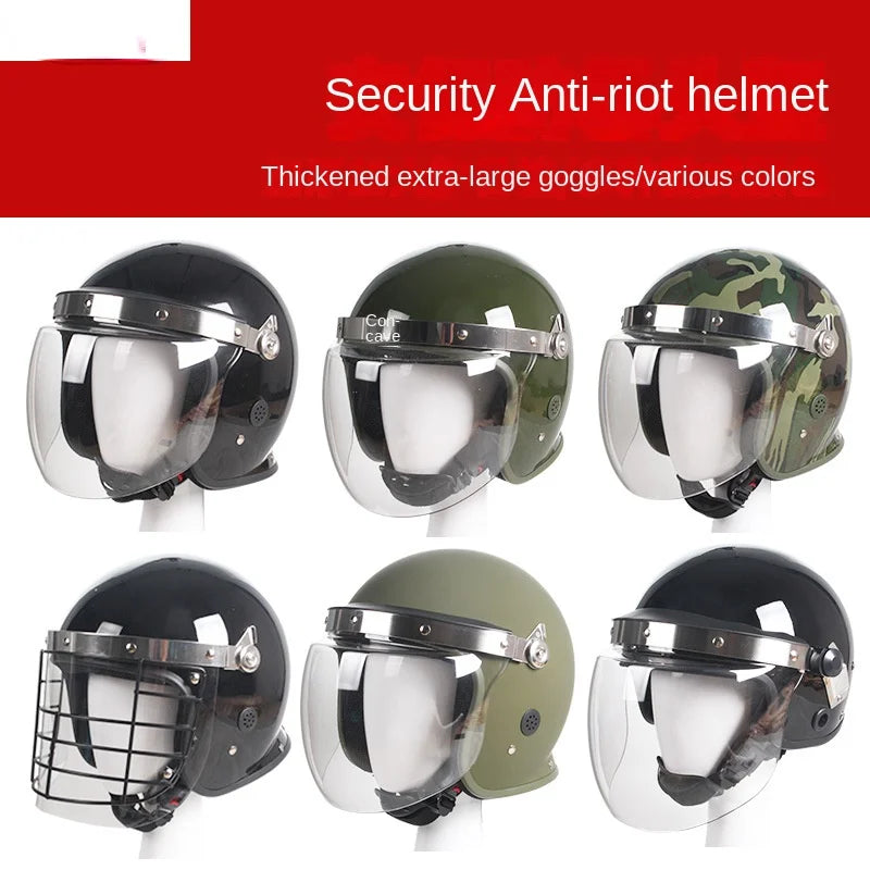 Security Riot Helmet Metal Explosion-proof Helmet  Camouflage  Safety Helmet Tactical