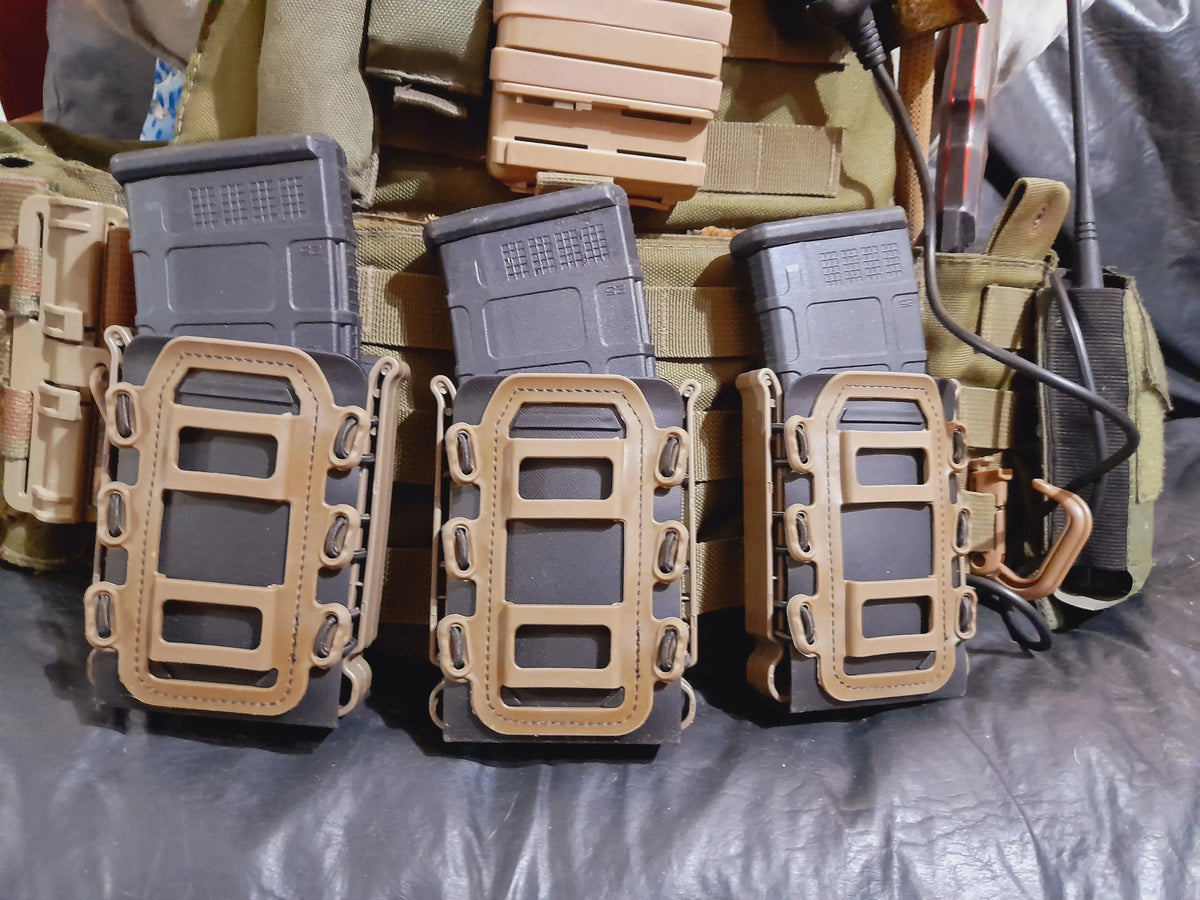 Fast Mag Flexible Molle Pouch for AK 74 47 AR M4 5.56 7.62 Rifle Pistol Magazine Holder
