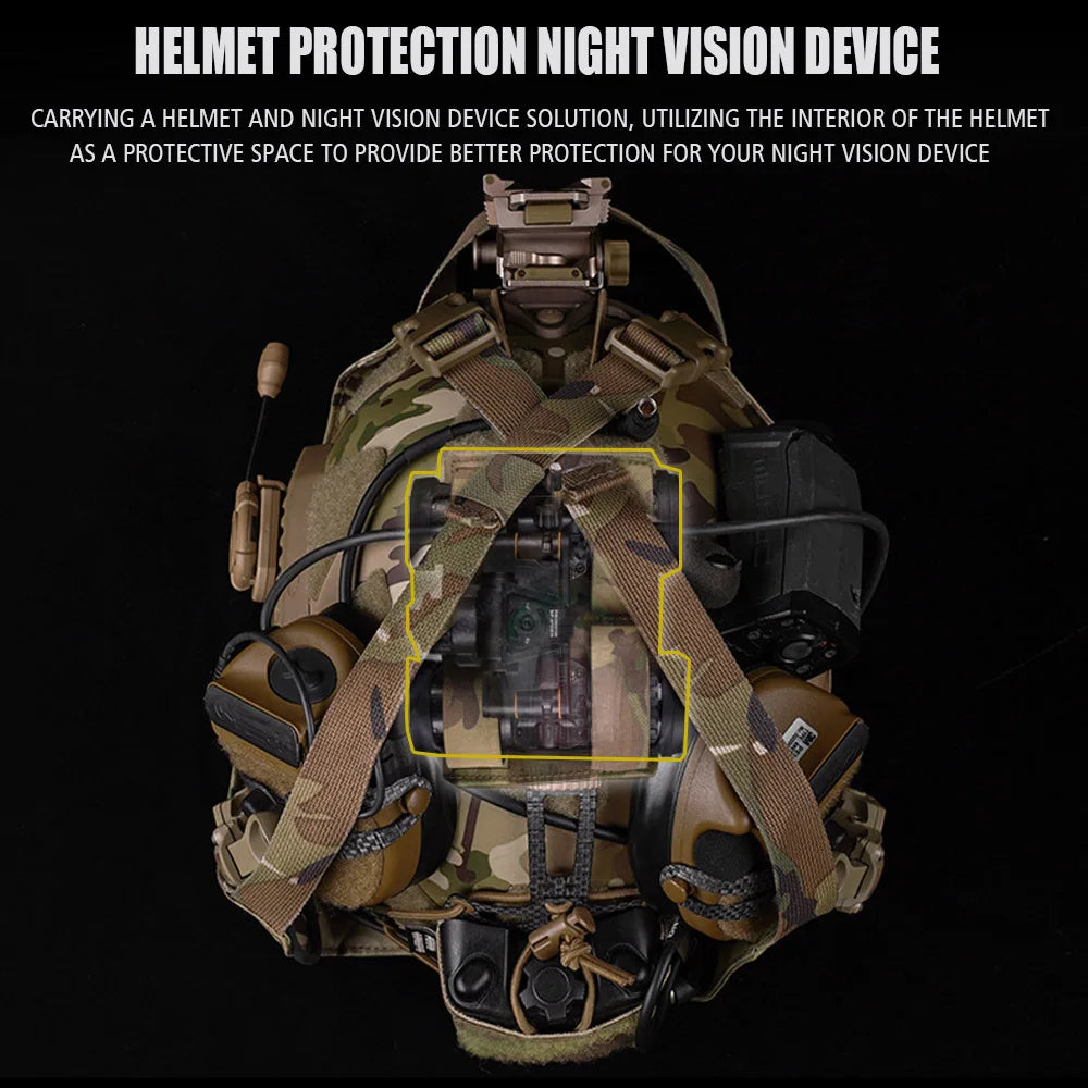 Militar Helmet Bag Tactical Airsoft Paintball Outdoor Hunting FAST Helmets Night Vision Security Storage Rapid Deployment Pouch