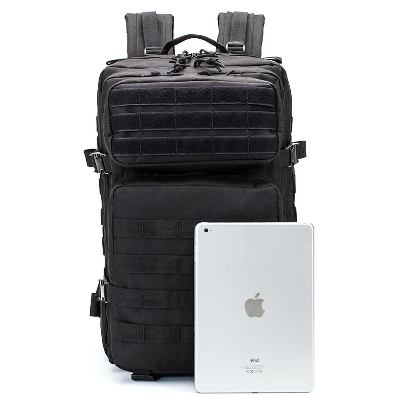 40L Waterproof Nylon Tactical Backpack with Molle System for Camping Hunting Fishing Travel Sports And Hiking