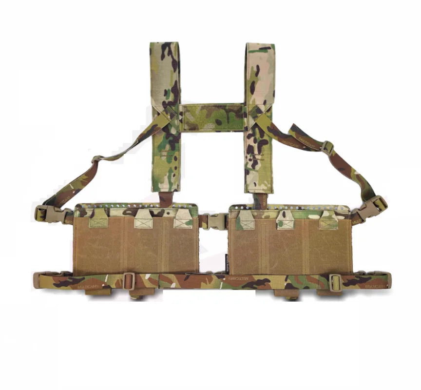 Outdoor Sports SS Style MK4+34A Tank Top Strap+Chest Hang  762+556+9MM Triple Magazine Bag