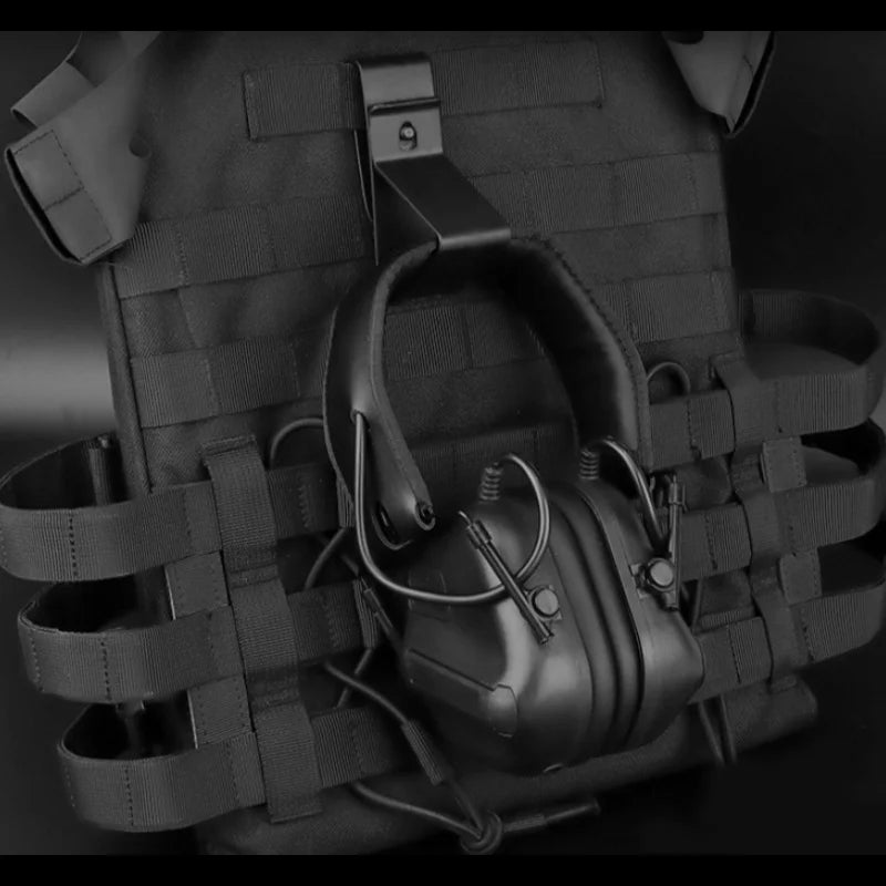 Universal Headset Hanger | MOLLE Compatible Adapter Multi-Purpose Equipment Mount | For Hunting Radio Equipment Accessories