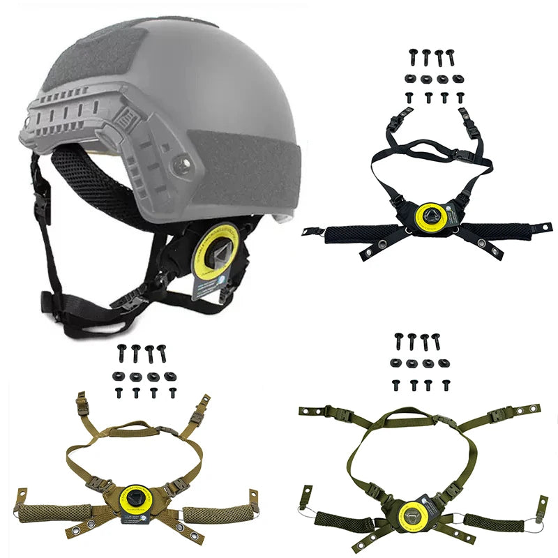 Tactical Helmet Hanging System Wendy Suspension Lanyard Chin Strap Airsoft Helmet Accessories for Wendy FAST MICH Helmet