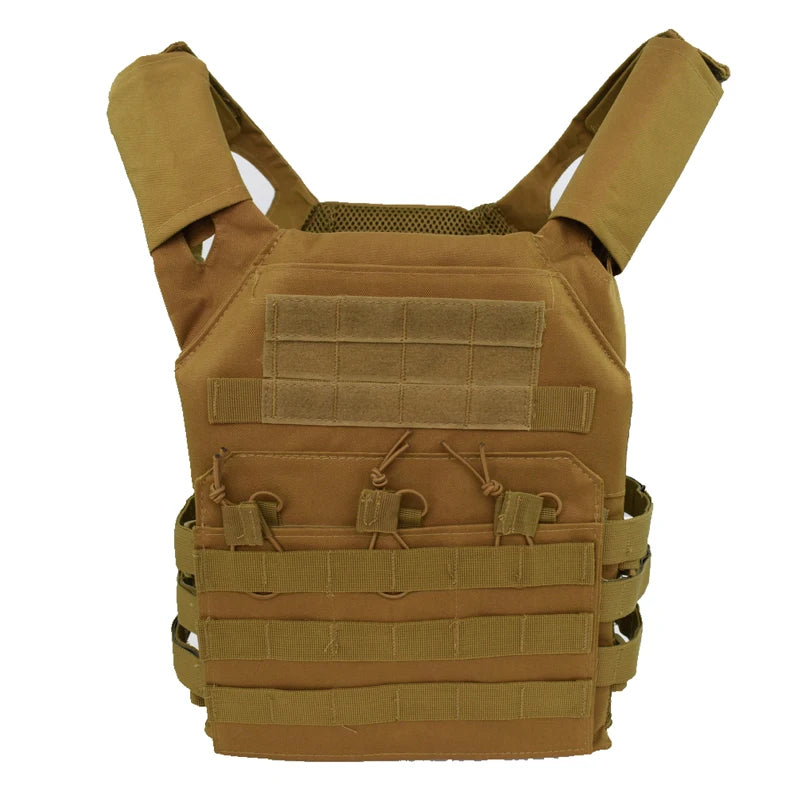 Tactical Plate Carrier Molle Vest Airsoft Gear Men Combat Body Armor Hunting Protective Vest with Mag Pouch