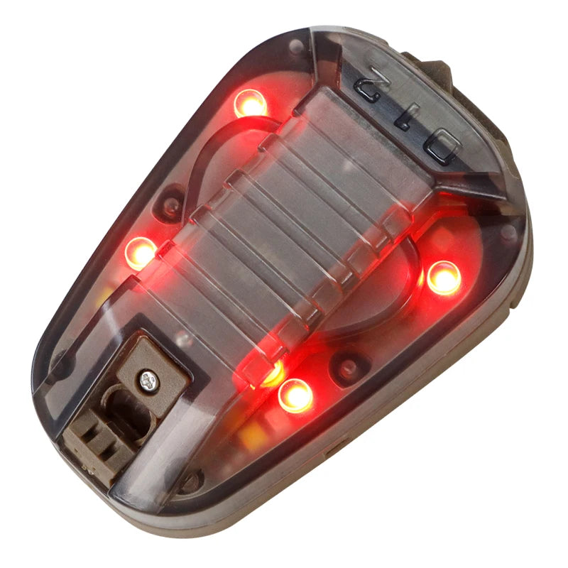 BOOIU Ladybug Lamp Signal Flash Tactical Fast Helmet Lamp Mud Survival Safety Multi-Functional Camping Hunting Outdoor Tool