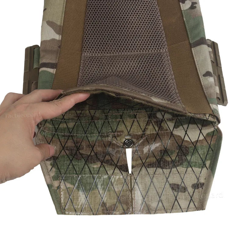 Tactical Plate Carrier Vest Modular MOLLE Armor Carrier Reactive Cummerbund Quick Release Hunting Airsoft Training Gear SS Style