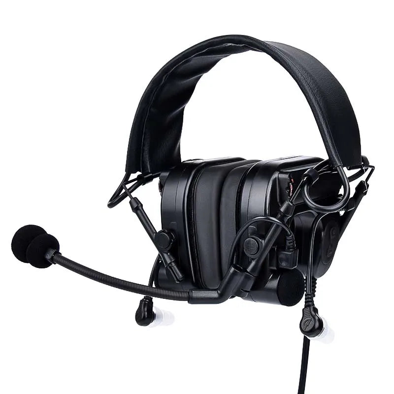 WADSN Tactical Com IV C4U Headset Headphone Hearing Protection Ken Shooting Headphones Military Noise cancellation communication