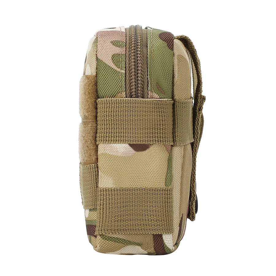 Metal buckle suspension system outdoor EDC tool kit accessory kit Molle waist bag can be hung on top of hunting vest backpack