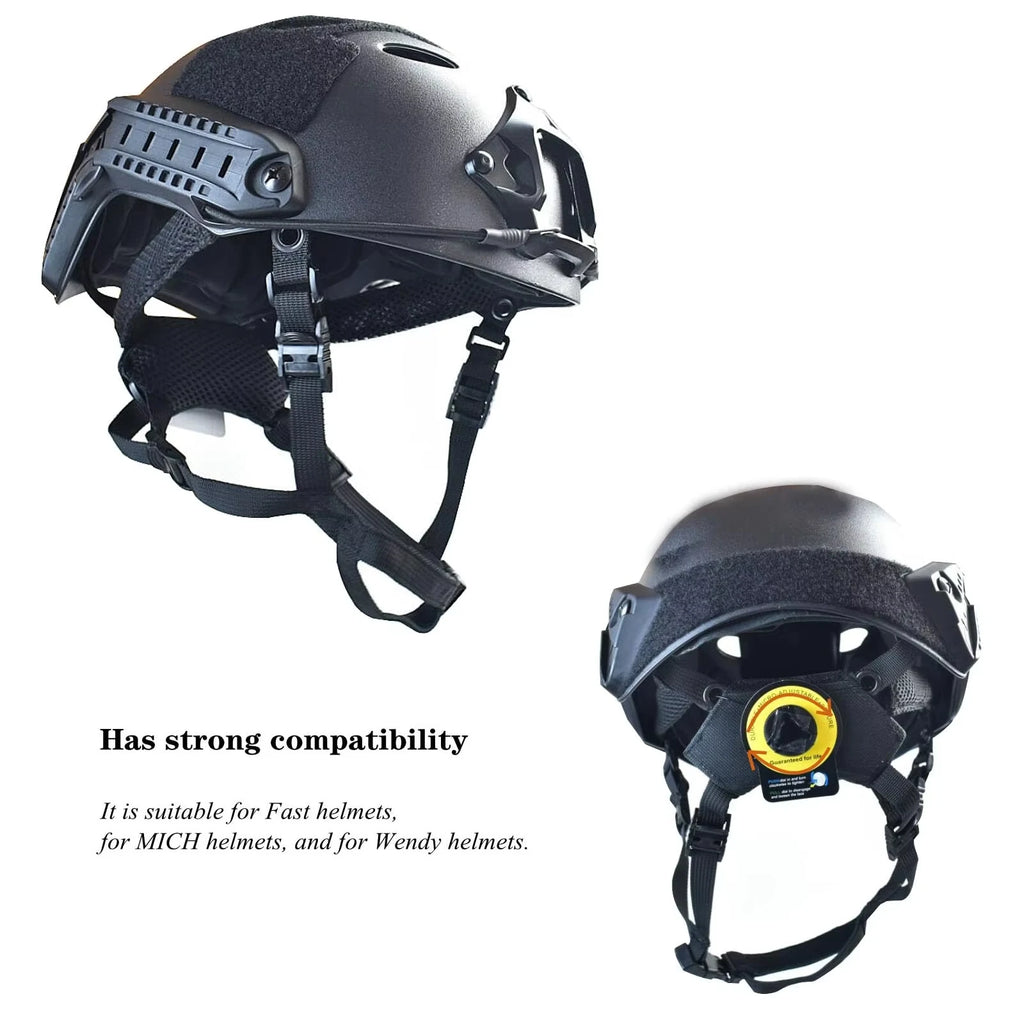 BOOIU Tactical Helmet Hanging System Wendy Suspension Lanyard Airsoft Safety Helmet Accessories for Wendy FAST MICH Helmet