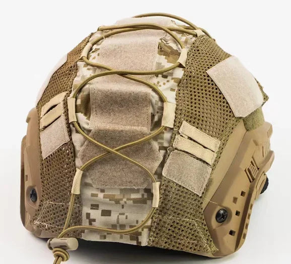 2026 Outdoor Camouflage Helmet Cover - Elastic Rope Kids Tactical Helmet for CS Russian Style