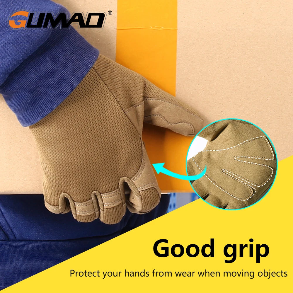 Summer Men Tactical Gloves Outdoor Sport Cycling Hunting Full Finger Glove Bicycle Mittens Camo Airsoft Hiking Climbing Shooting