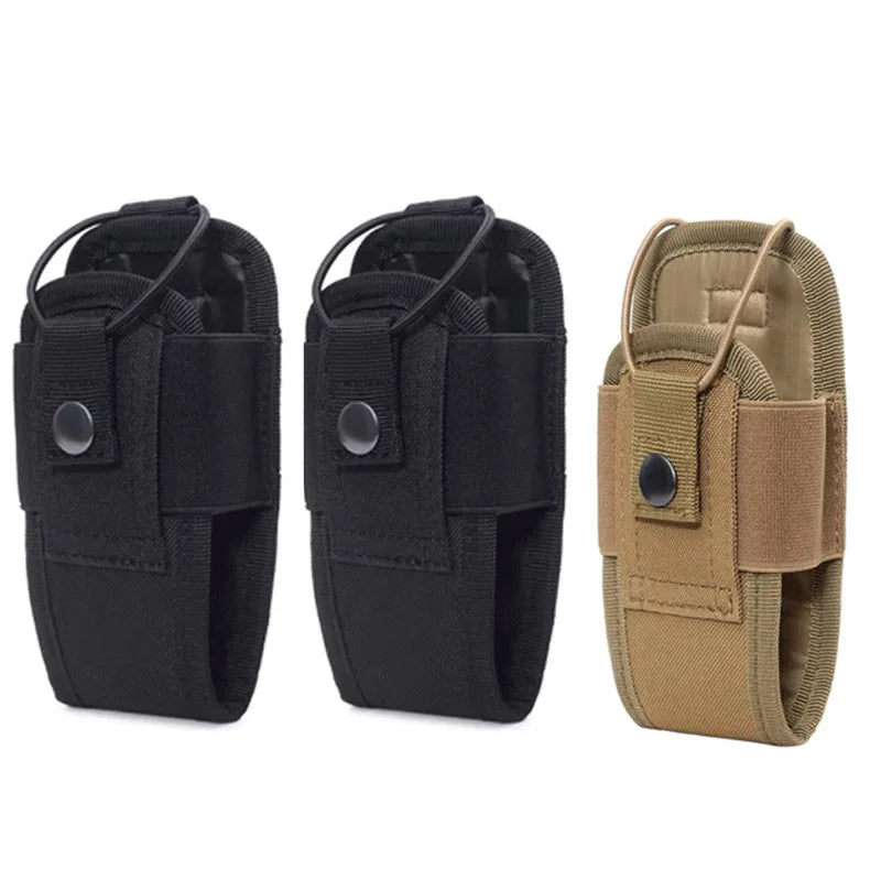 1-3pcs Talkie Pouch Tactical Radio Walkie Bag Holder Pocket Portable Interphone Holster Carry Bag Hunting Camping