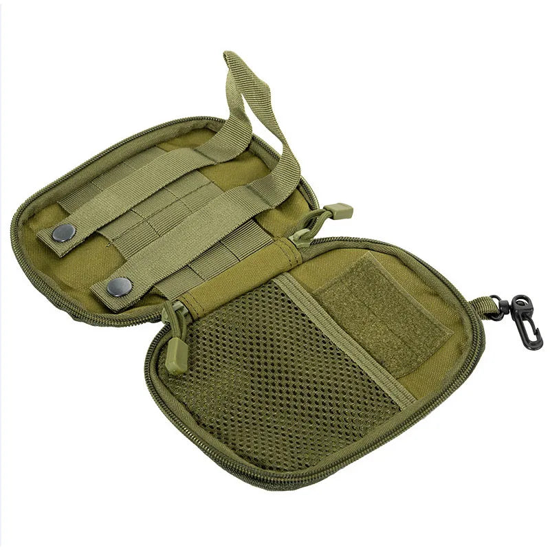 Outdoor EDC Pocket Tools Bag Molle First Aid Kit Sport EMT Pouch Utility Small Waist Pack Hiking Camping Hunting Accessories