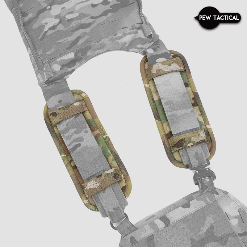 PEW TACTICAL HSGI STYLE Universal Shoulder Pads Airsoft Vest Pack Tactical Backpack