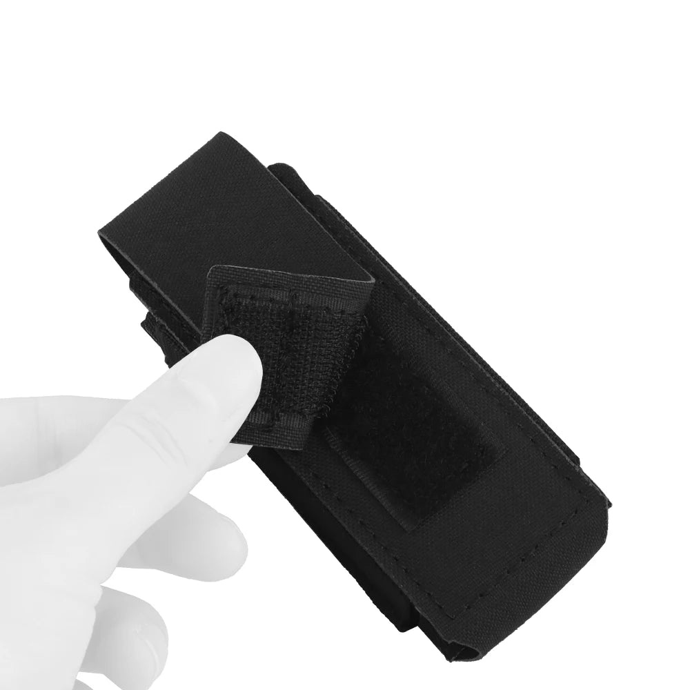 Compact Nylon Utility Pouch, Adjustable Tool Holster for Flashlight, Knife & Small EDC Gear