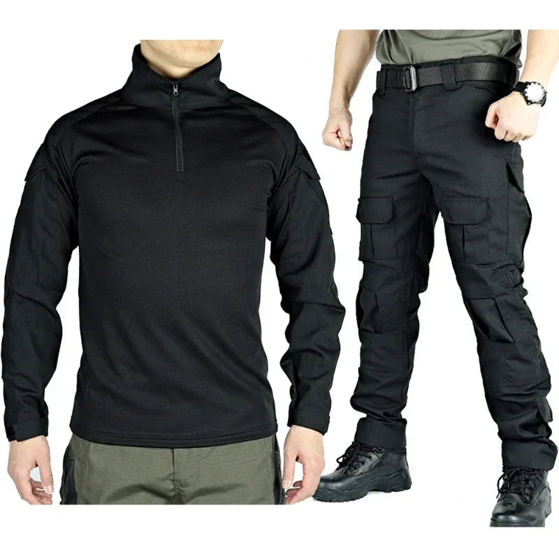 G3 Tactical Suit Military Pieces Sets Men Hunting Training Uniforms Hiking Shirts And Pants Outdooruflage Field War Games Kits