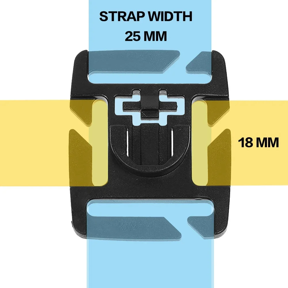 4Pcs 360 Rotation D-Ring Clips Molle Bag Accessories for MOLLE Webbing Attachment Backpacks D-Ring Grimloc Locking  D-Ring