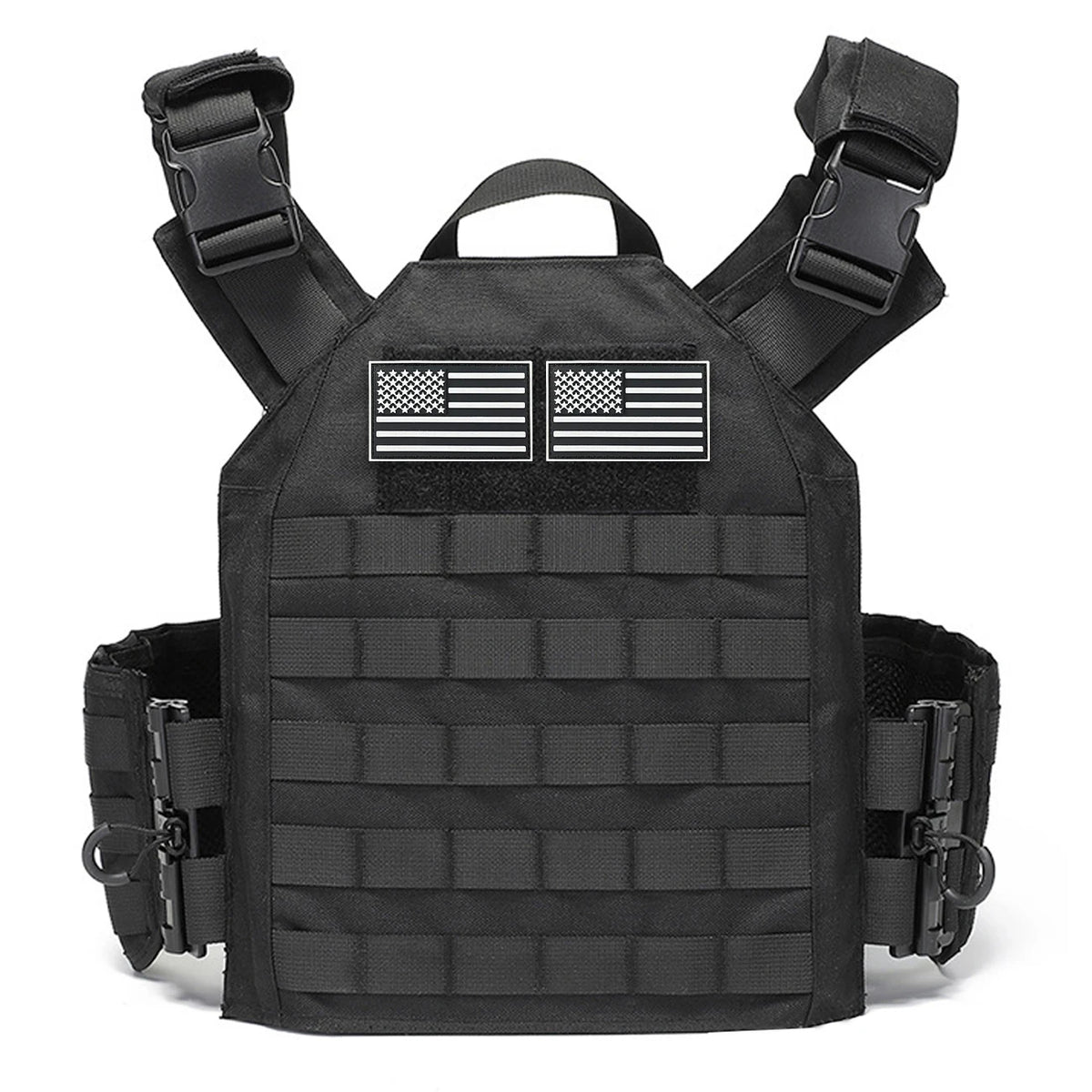 Lightweight one click quick release hunting vest MOLLE expansion system, wear-resistant fabric with handle