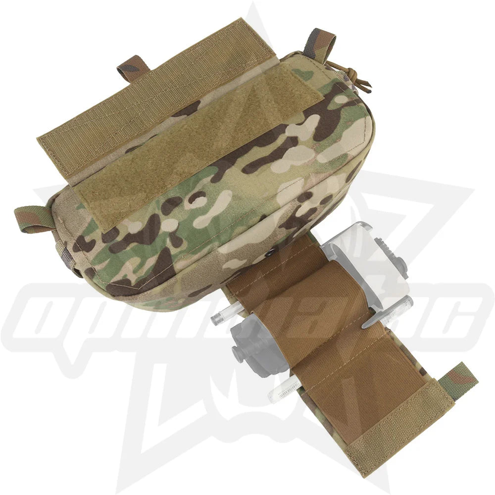 OphidianTac Dual-Purpose Drop Bag Multifunctional Fanny Pocket Hunting Tourniquet Medical Tools Storage Bag Vest Chest Rig