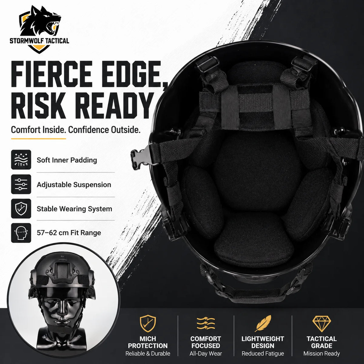 ABS MICH Tactical Helmet Lightweight Impact Resistant Airsoft Head Gear For Wargame CS Hunting Cycling Outdoor Training