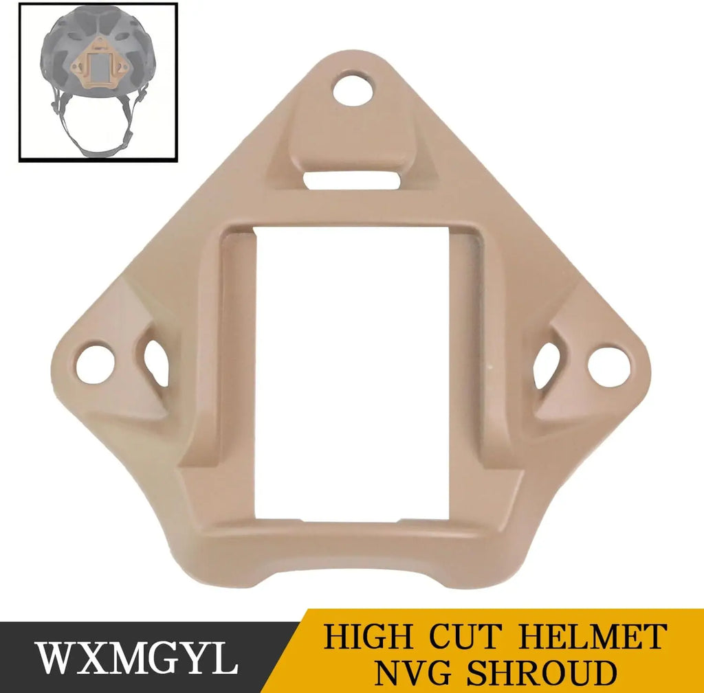 BOOIU Tactical Helmet Holder Mount Night Vision Aluminum Alloy NVG Mount Adapter Helmet Bracket Accessories For FAST MICH Helmet