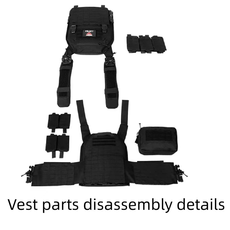 Tactical Vest Outdoor Hunting Plate Carrier Protective Adjustable Vest Airsoft Carrier Combat Equipment