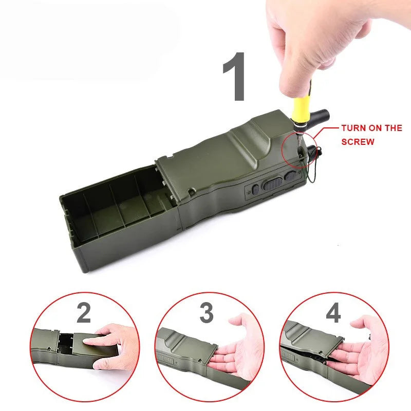Tactical Military Softair Army Radio PRC 152 / PRC 148 Dummy Radio Case Antenna Package Talkie Walkie Interphone Model Cospaly