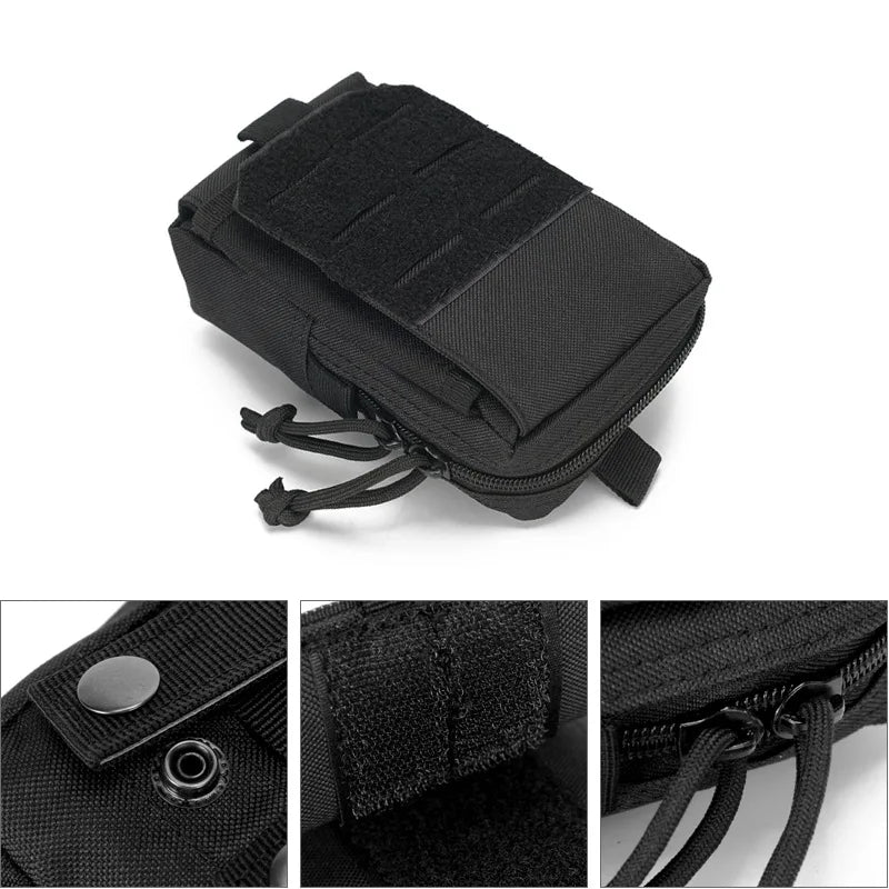 Pocket Men Special  Belt Waterproof Running Mobile Phone Bag Molle Edc Survival Kit Wallet Backpack