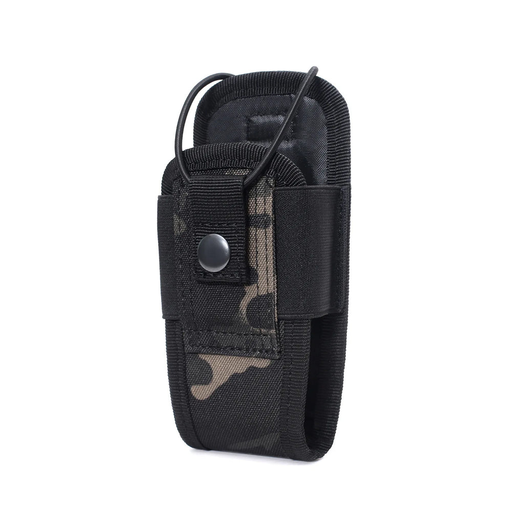 Nylon Molle Talkie Pouch Tactical Radio Walkie Bag Holder Pocket Portable Interphone Holster Carry Bag Hunting Camping