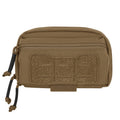 KRYDEX Tactical Admin Pouch MOLLE Utility Pouch Front Pocket with Chemlight Holder for Vest and Chest Rig Hunting Outdoor Bag