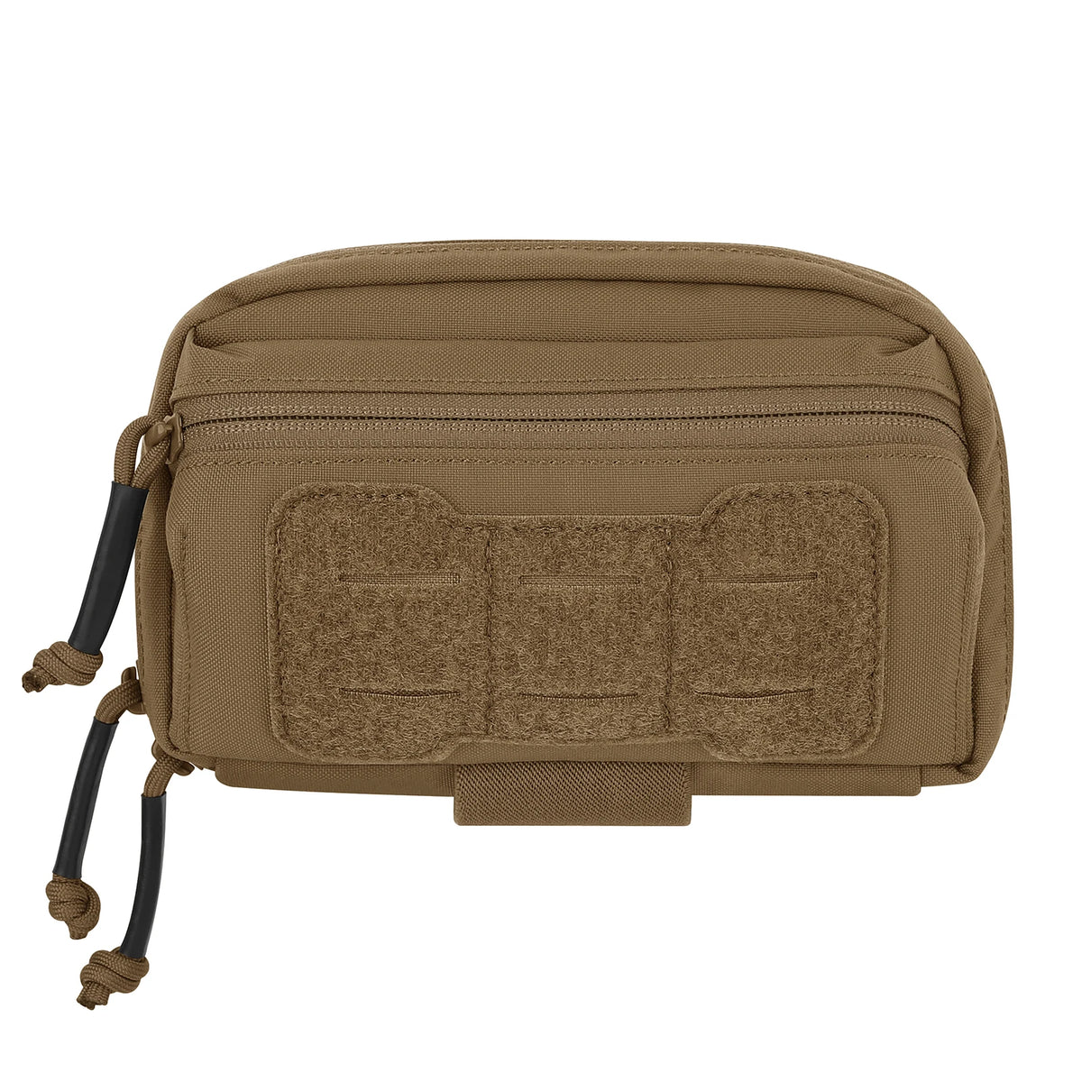 KRYDEX Tactical Admin Pouch MOLLE Utility Pouch Front Pocket with Chemlight Holder for Vest and Chest Rig Hunting Outdoor Bag