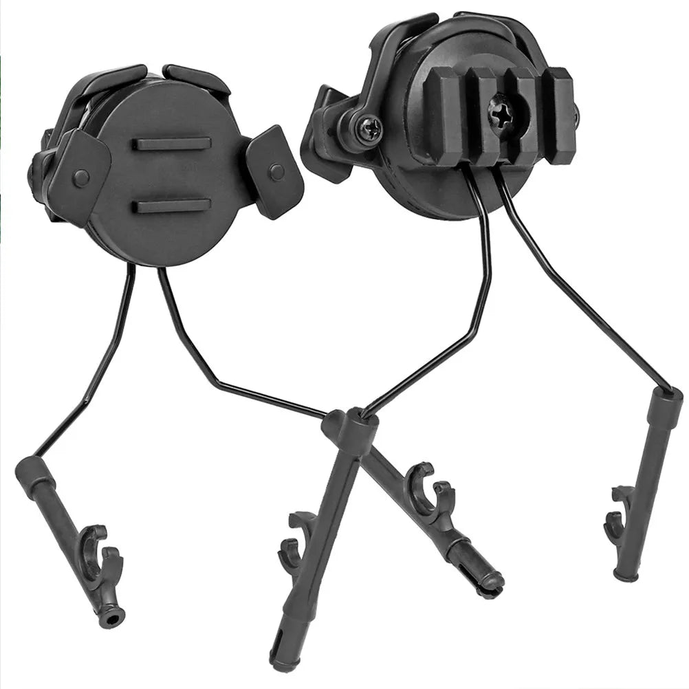Fast Rail Adapter for Headphone Earmuffs Installation on 19-21Mm Outdoor Rail Tactical Headset Mounting Accessory