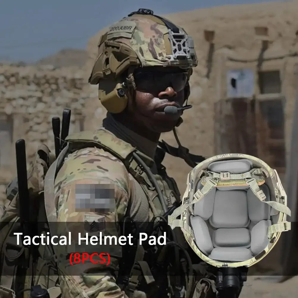 FMA Tactical Helmet Protective Pads Replacement Pads Set Memory Foam Pads for Airsoft Hunting CP Fast MICH Helmet Accessories