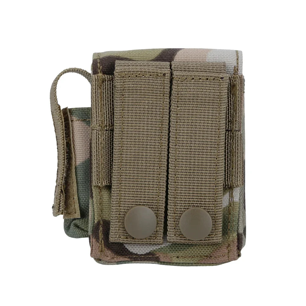 Molle Pouch Compact EDC Battery Lighter Phone Cigarette Storage Bag Lighter Slot Mini Cigar Waist Pack Hook Accessory