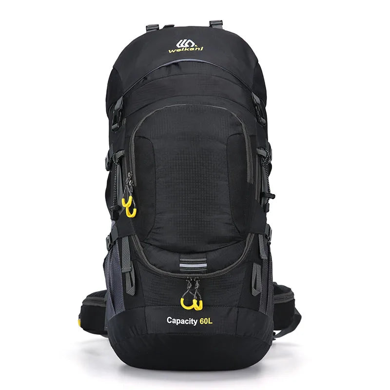 60L Hiking Backpack Men Women Large Capacity Outdoor Camping Rucksack Waterproof Travel Bag Mountaineering Trekking Bag