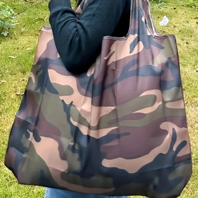 Tactical Large Capacity Camouflage Tote Bag Lightweight Portableand Multifunctional for Sports and Outdoor Activities