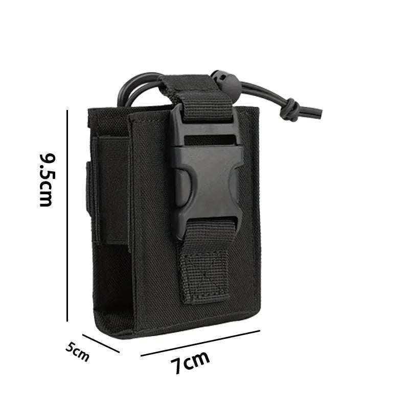 Outdoor sports Mole walkie-talkie bag, wireless calling device bag, multi-functional accessory small waist bag, waterproof