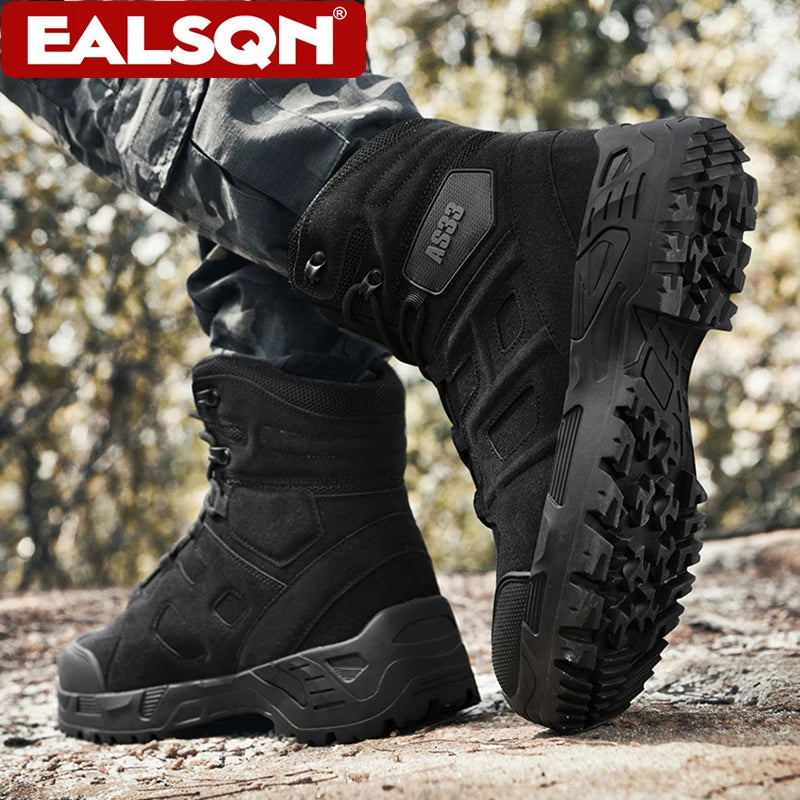 Outdoor Men's Tactical Military Training Desert Boots Non-slip Camping Hiking Climbing Trekking Hunting Sports Sneakers