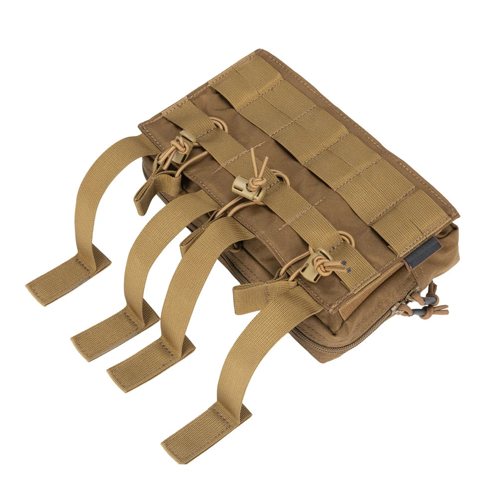 Tactical Molle Magazine Pouch Accessories Bag Tactical Pouches Triple Rifle Mag Pouch Cartridge Holder for M4 M14 M16 with Pouch