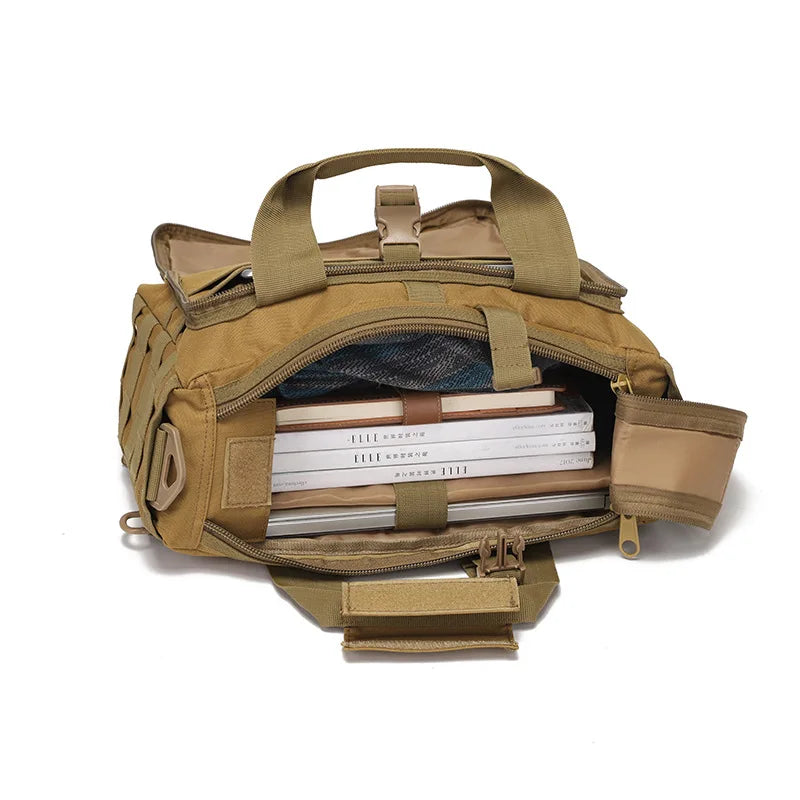 Tactical Single Shoulder Backpack Large Capacity Portable Shoulder Bag Outdoor Sport Camping Hiking Handbag