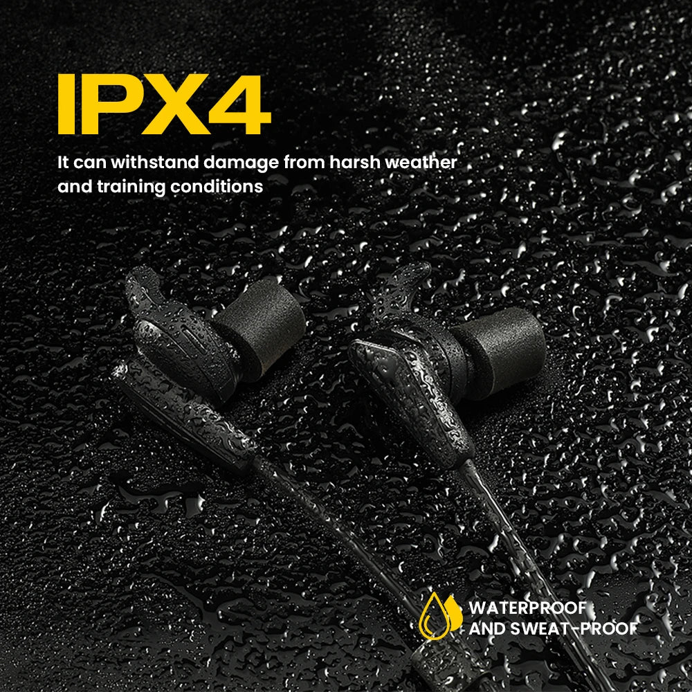 N10 Shooting Ear Protection –Black -Hearing Enhancement & Noise Isolation Bluetooth Earbuds – 5X Hearing Protection for Shooting