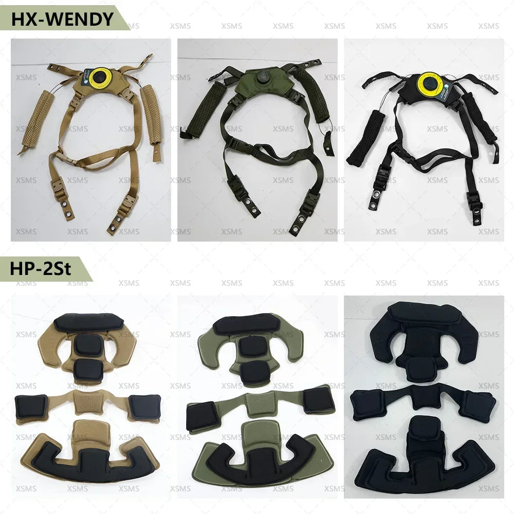 Team Wendy Helmet Hanging Suspension System Chin Strap for Team Wendy FAST MICH Tactical Airsoft Helmet Accessories