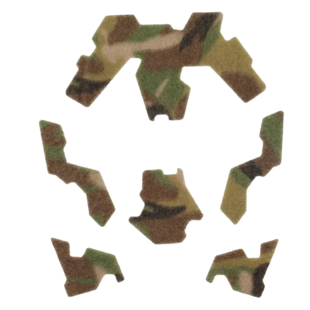 6PCS/Lot FTHS Helmet Magic Sticker Airsoft Helmet Patches Hook and Loop Sticky For FTHS Tactical Helmet Accessories